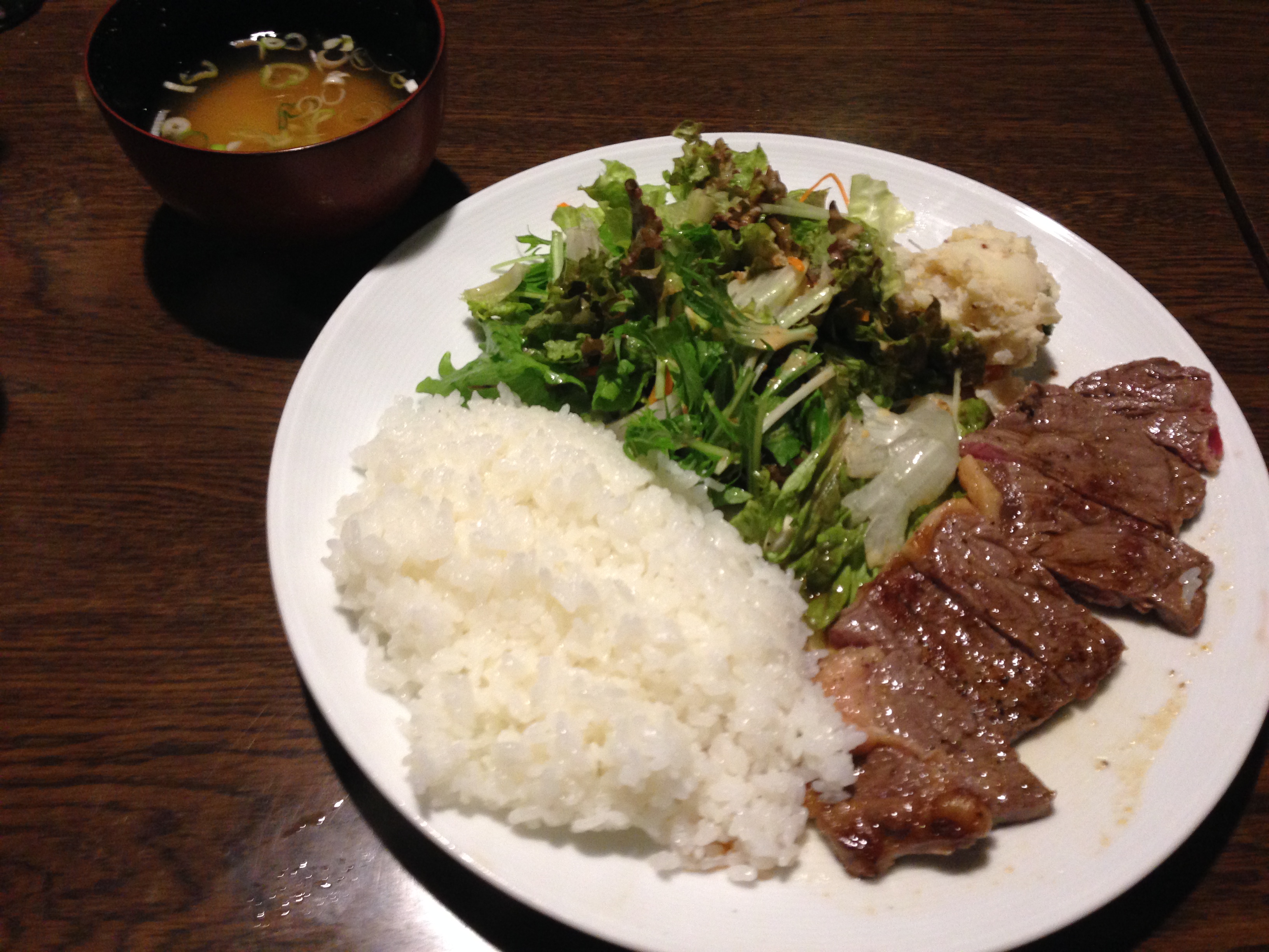 神田駅で肉ランチしたいなら！居酒屋のむず｢ステーキ定食｣